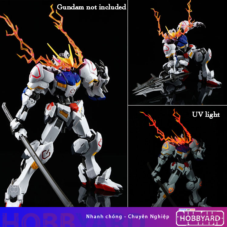 Phụ kiện mô hình - hiệu ứng effect lửa mắt cho mg 1/100 barbatos / lupus / rex