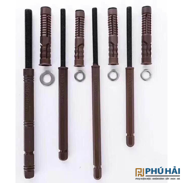 Chốt âm đỡ kệ bọc nhựa