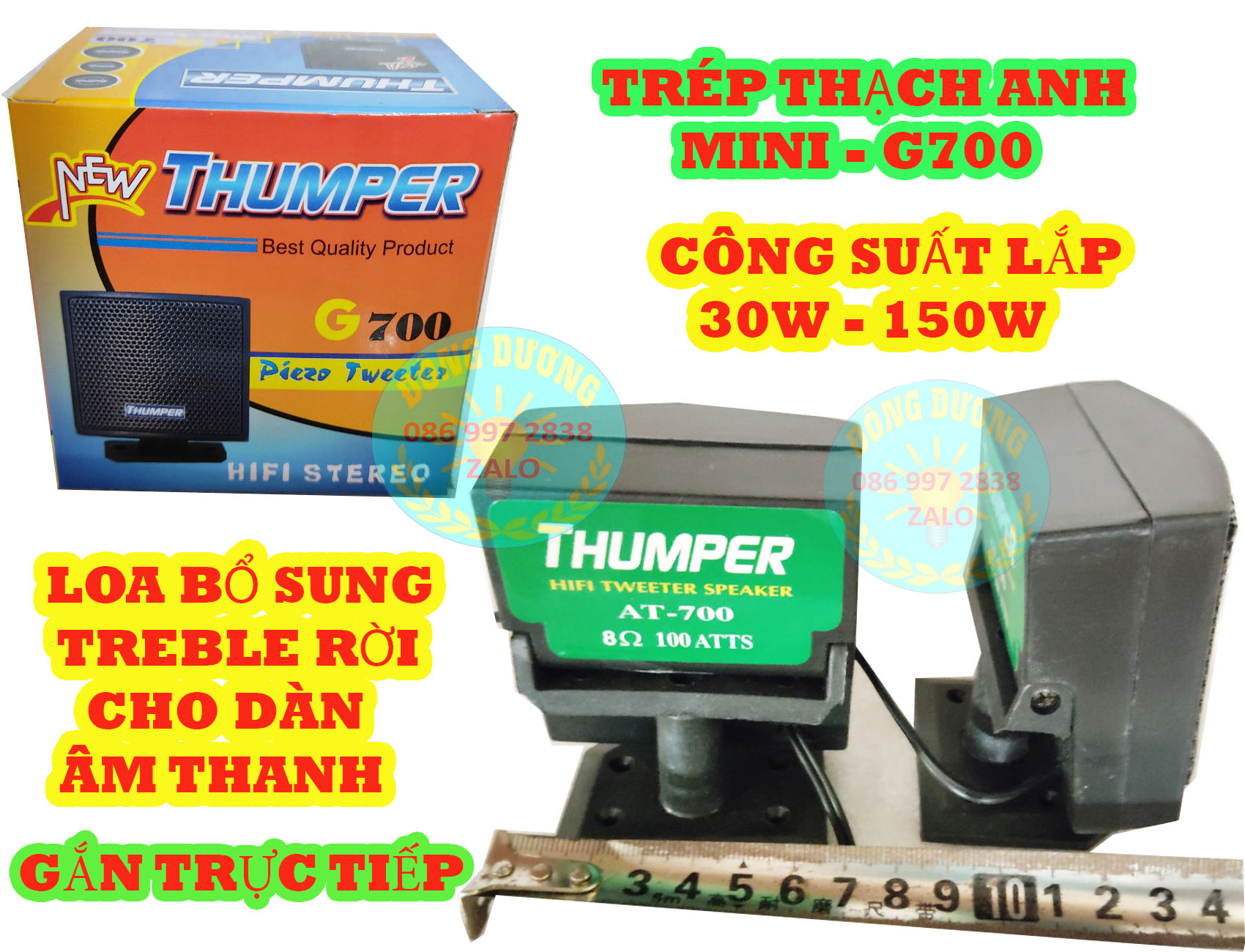 Loa trép thạch anh g700 - giá một đôi