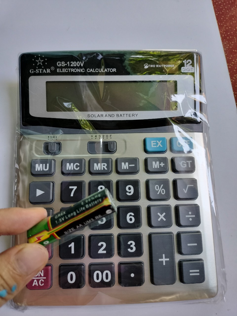 Máy tính bỏ túi Gstar GS-1200V (Bảo Hành 1 đổi 1 trong 12 tháng)
