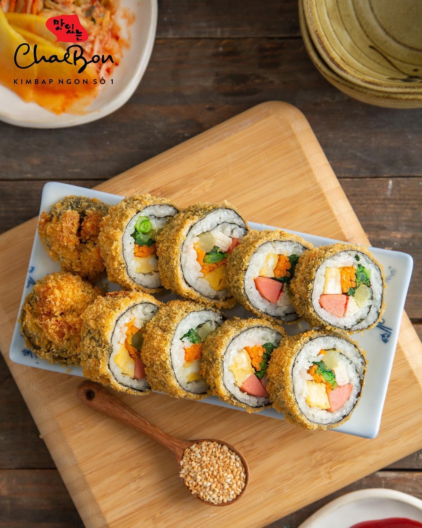 Rong biển cuộn cơm Hàn Quốc (Gimbap) gói 10 lá