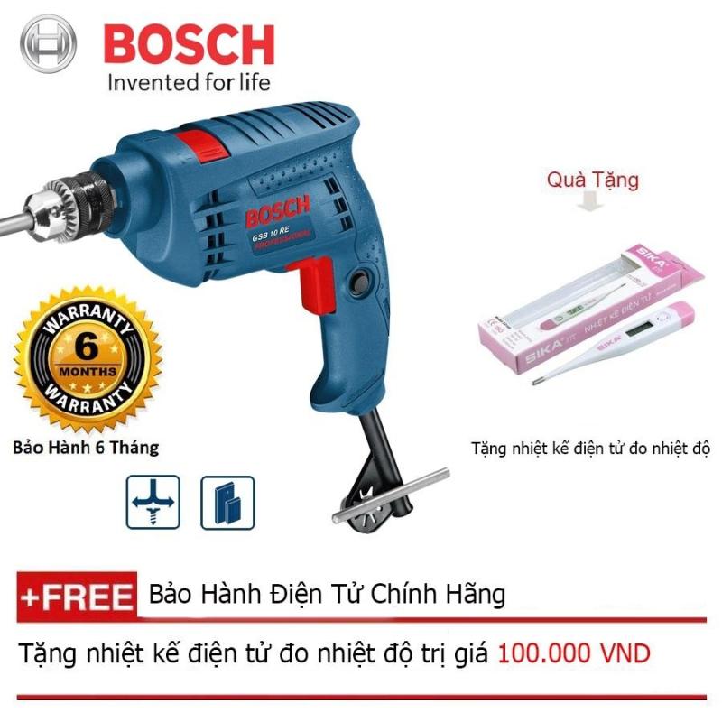 Máy khoan động lực Bosch GSB 10 RE (hộp giấy) + Quà tặng nhiệt kế điện tử