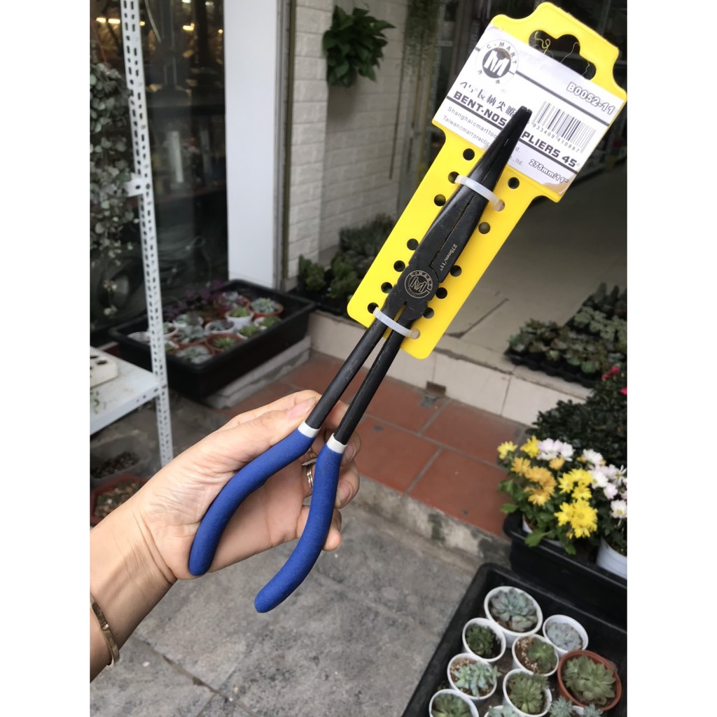 Kìm nhọn dài miệng thẳng 27,5cm/11'' c-mart b0051-11