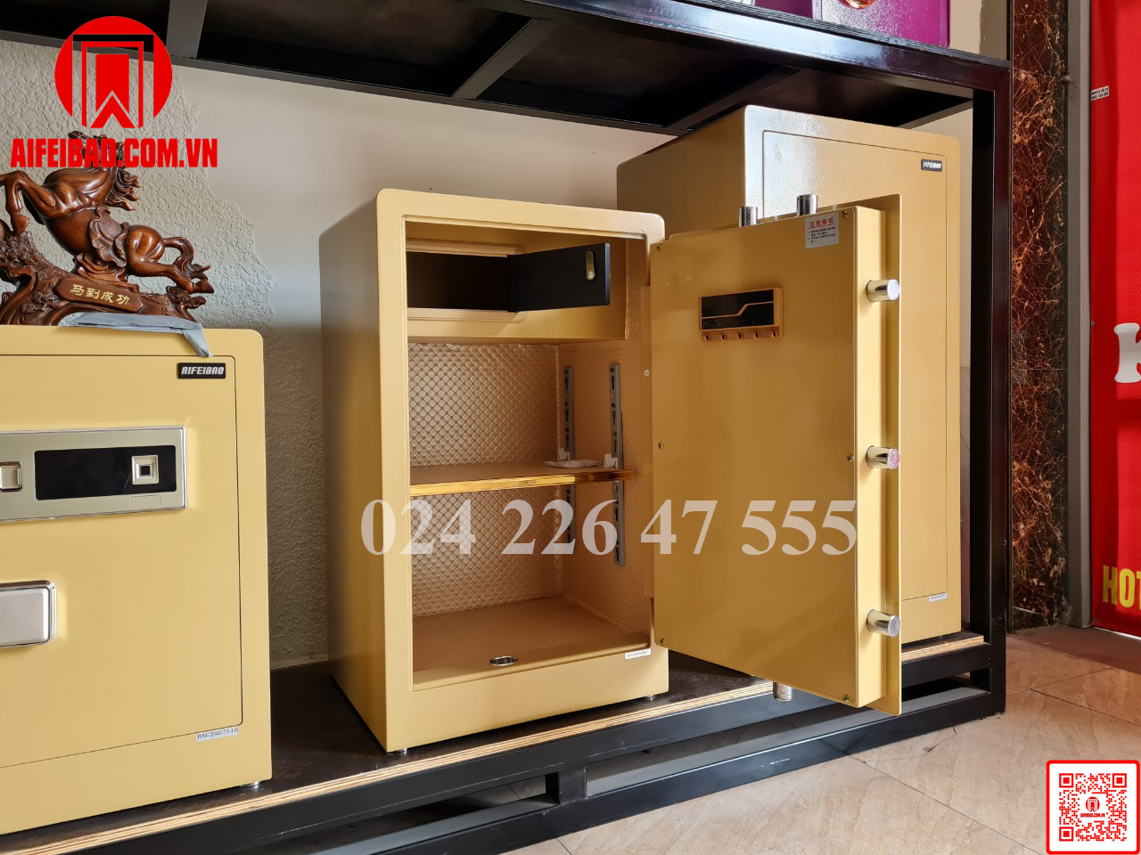 Két sắt thông minh Aifeibao HK-M/D-80-BL