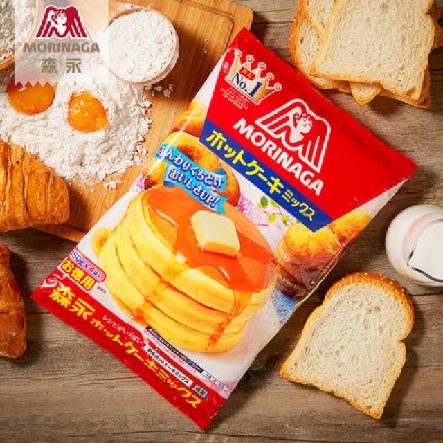 Bột Làm Bánh Hotcake Topvalu và Morinaga Nhật