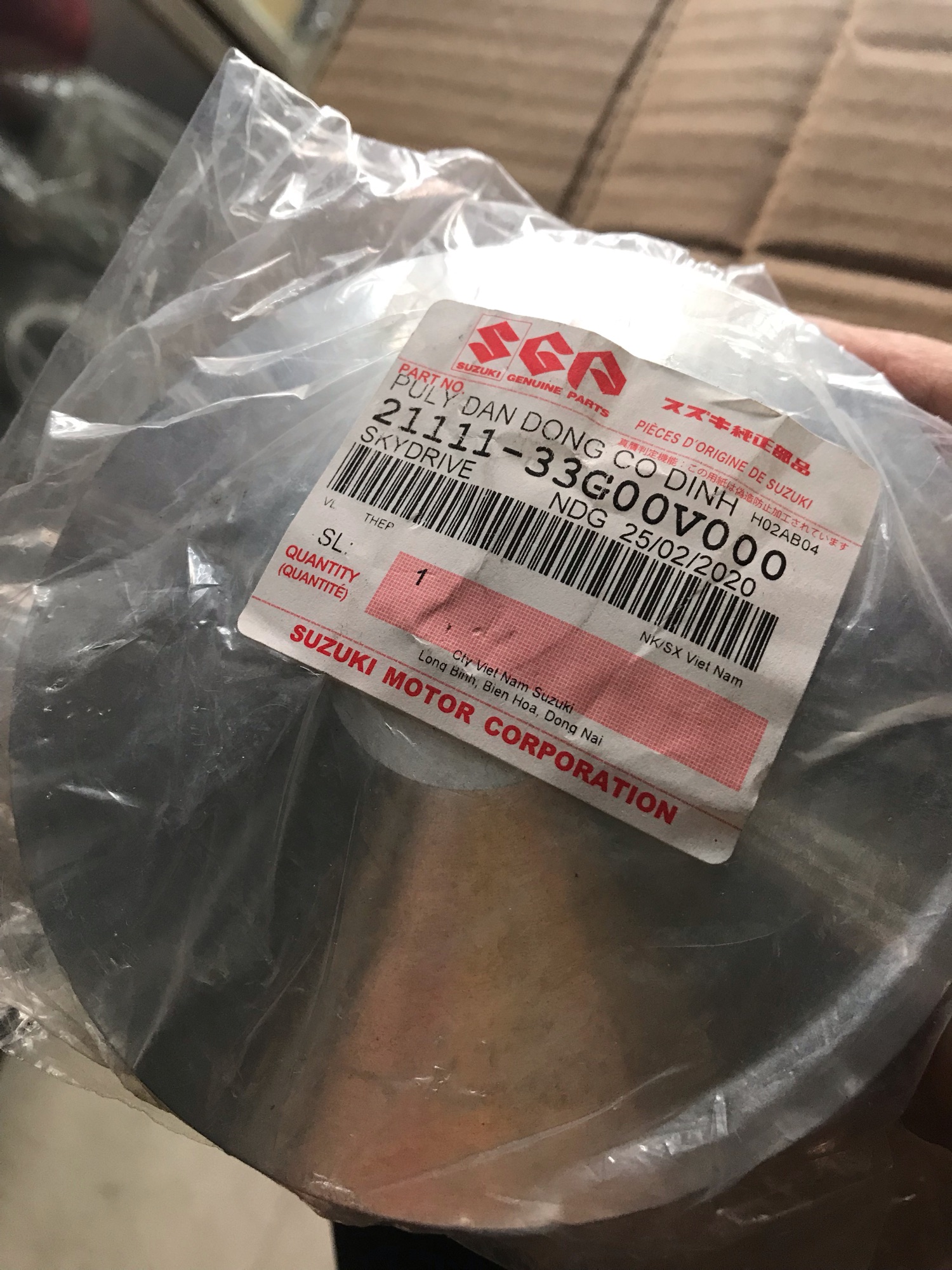 Bộ nồi trước xe Hayate Zin