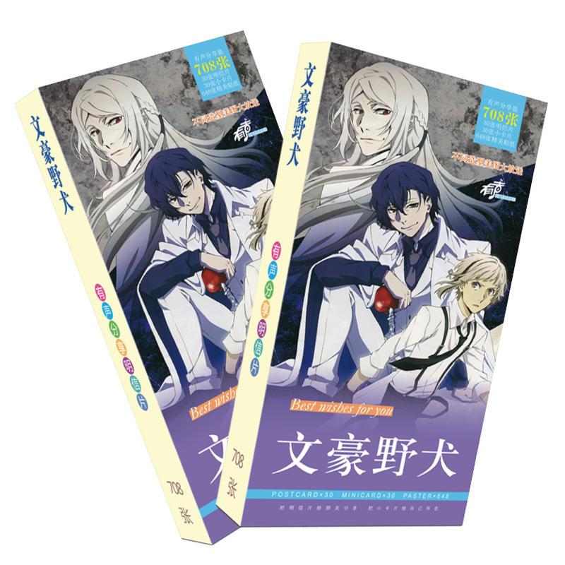 Hộp ảnh Postcard Bungou Stray Dogs: Dead Apple tập 620 ảnh bộ ảnh có ảnh dán lomo postcard bưu thiếp