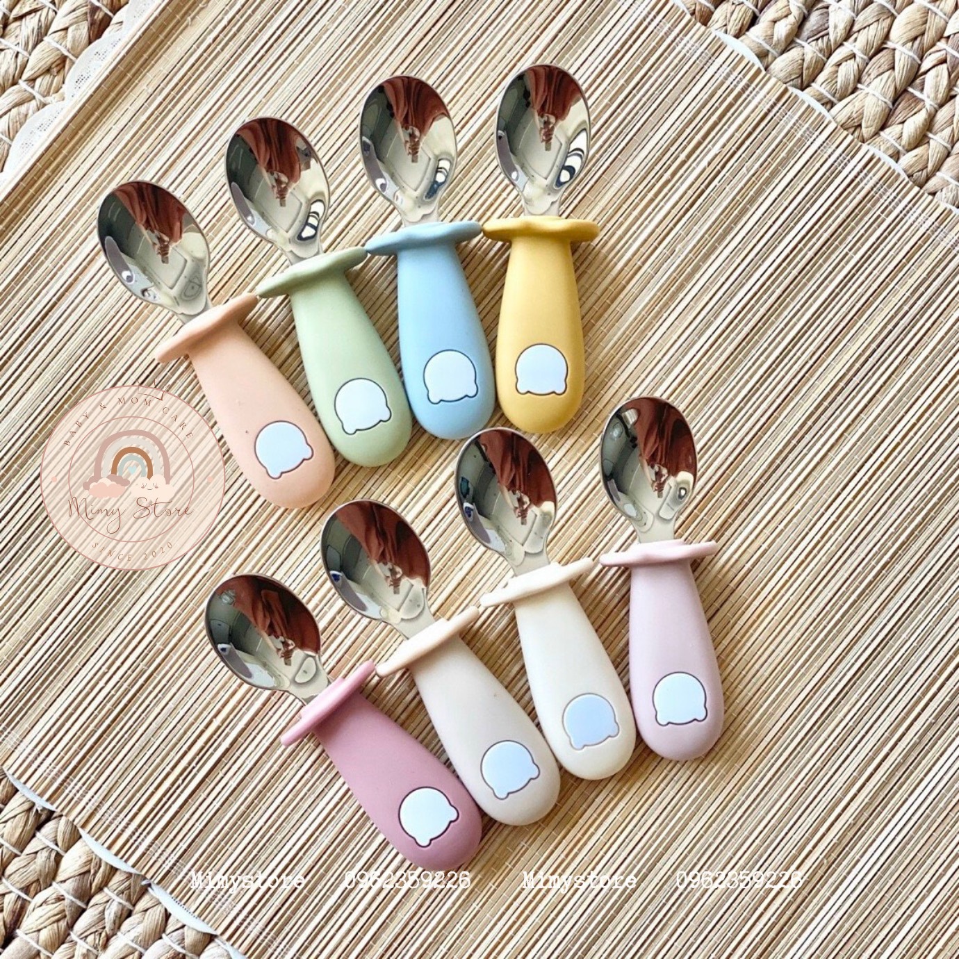 Set thìa dĩa ăn dặm Bar rot