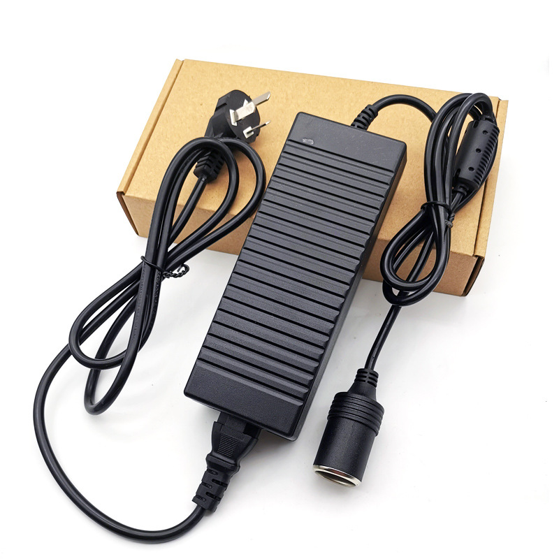 Bộ Adapter Chuyển Đổi Điện AC 220V Sang DC 12V Dùng Cho Máy Bơm Máy Hút Bụi Ô Tô Xe Hơi Công Suất 120W