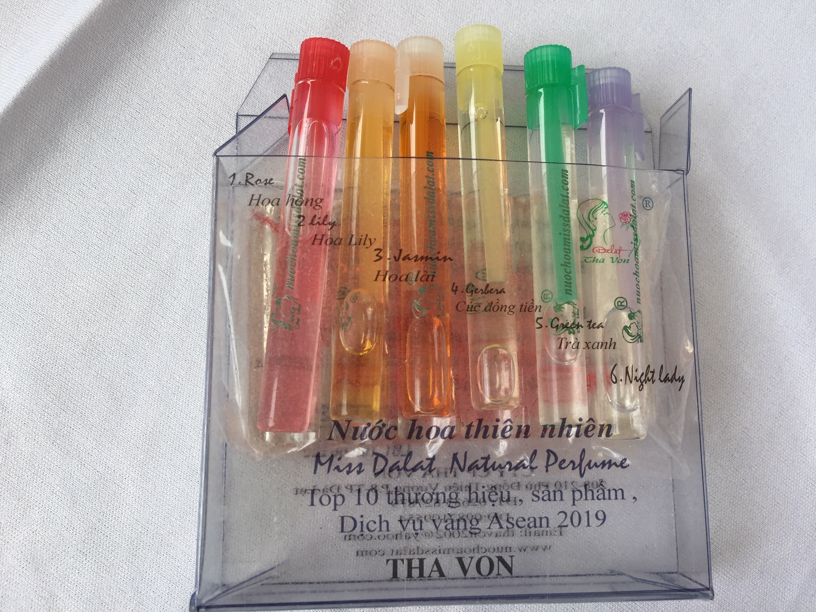 Bộ nước hoa 6 mùi 1