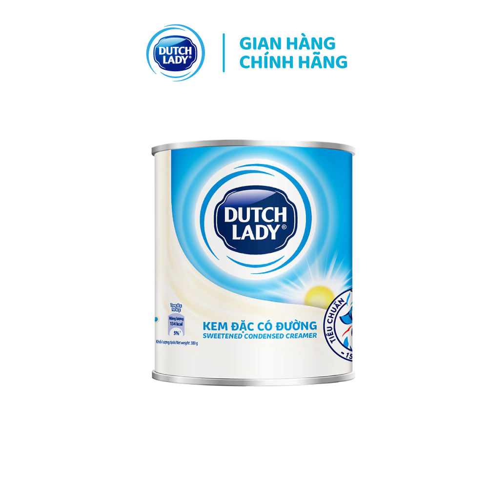 Combo 4 Lon Kem Đặc Có Đường Dutch Lady Lon 380g/lon