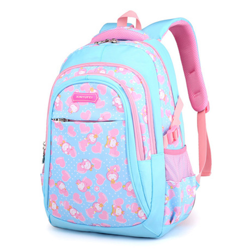 Balo học sinh tiểu học, Balo học sinh vải cao cấp họa tiết dễ thương