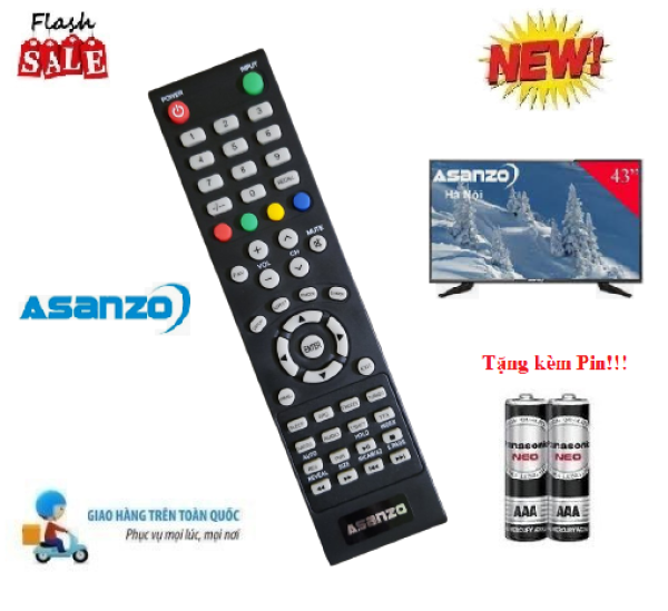 Bảng giá Remote Điều khiển TV Asanzo - Hàng mới chính hãng 100% Tặng kèm Pin!!!
