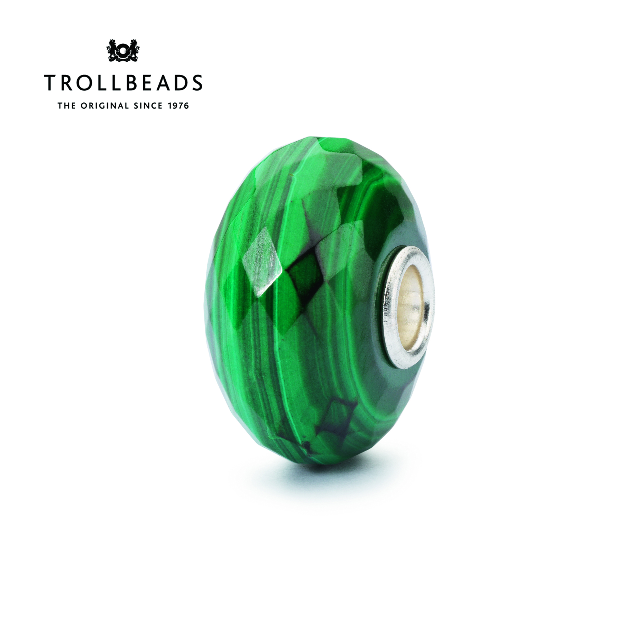 TROLLBEADS Đá Quý Tự Nhiên Malachite