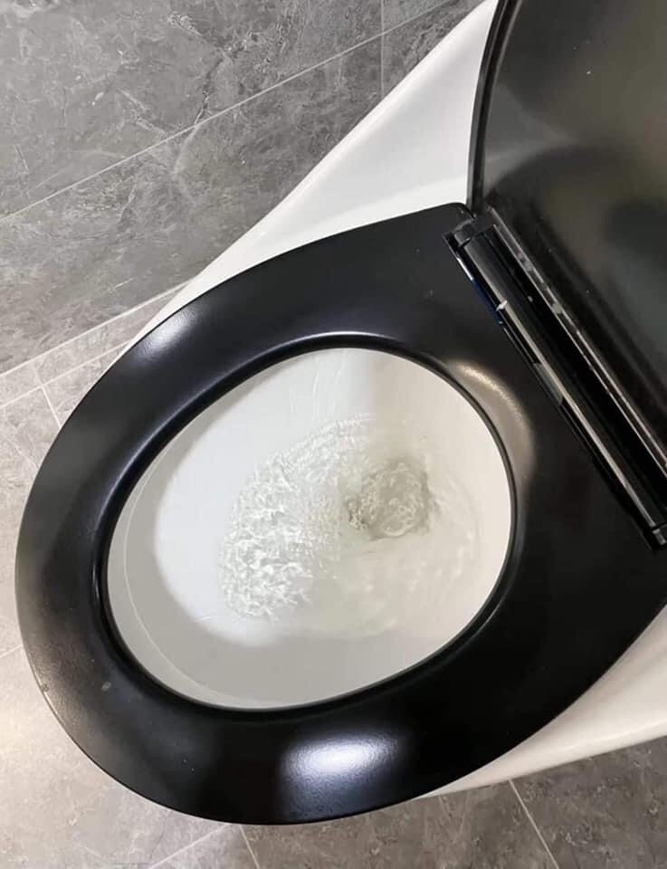 BỒN CẦU QUẢ TRỨNG GRVBC R21 WHITE&BLACK