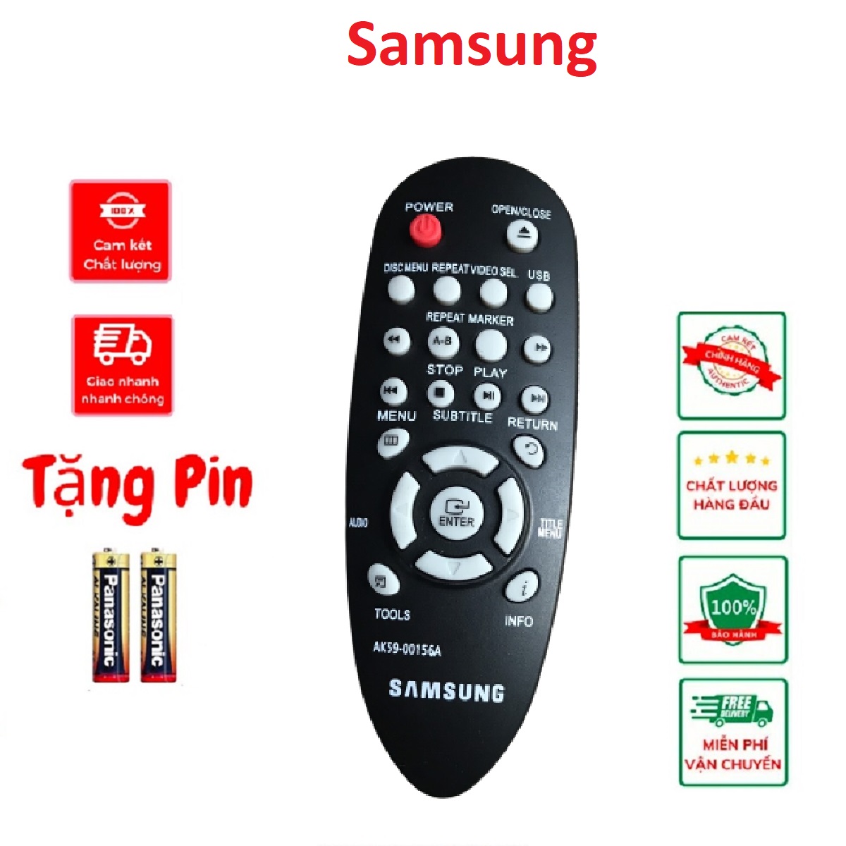 Điều khiển đầu đĩa dvd samsung dvd-e360/xu hàng tốt mới 100%