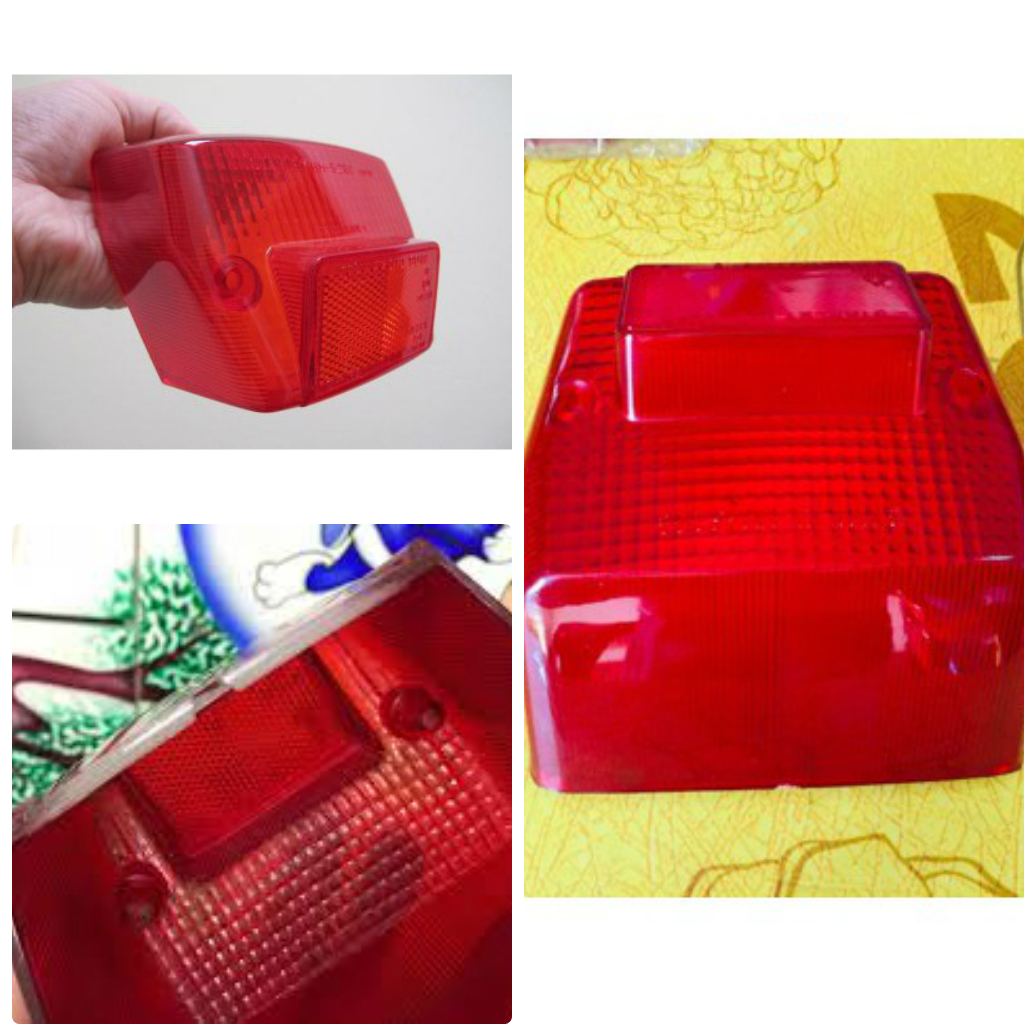 Nắp đèn hậu xe honda cub 82 DD đèn vuông