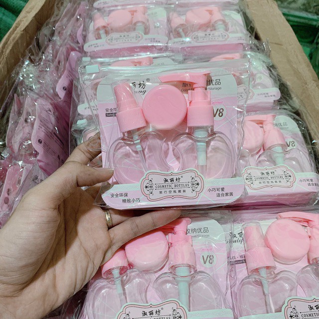 Bộ chiết mỹ phẩm 3 món