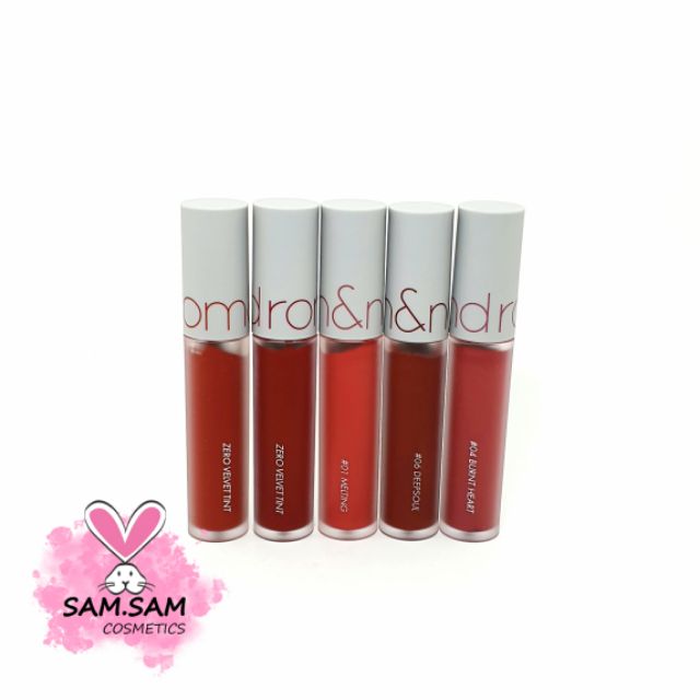 Son Kem Lì Romand Zero Velvet Tint