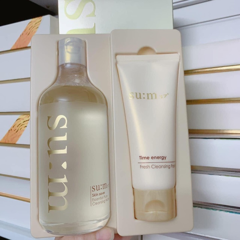 Set Nước tẩy trang Sum full 400ml + Sửa rửa mặt Sum 100ml