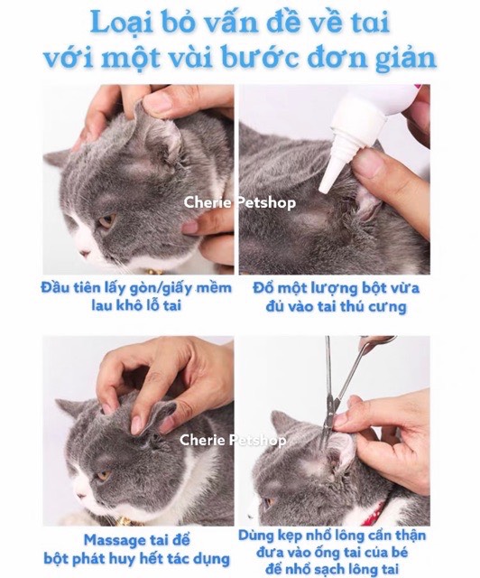 Bột hỗ trợ nhổ lông tai Extra Clean
