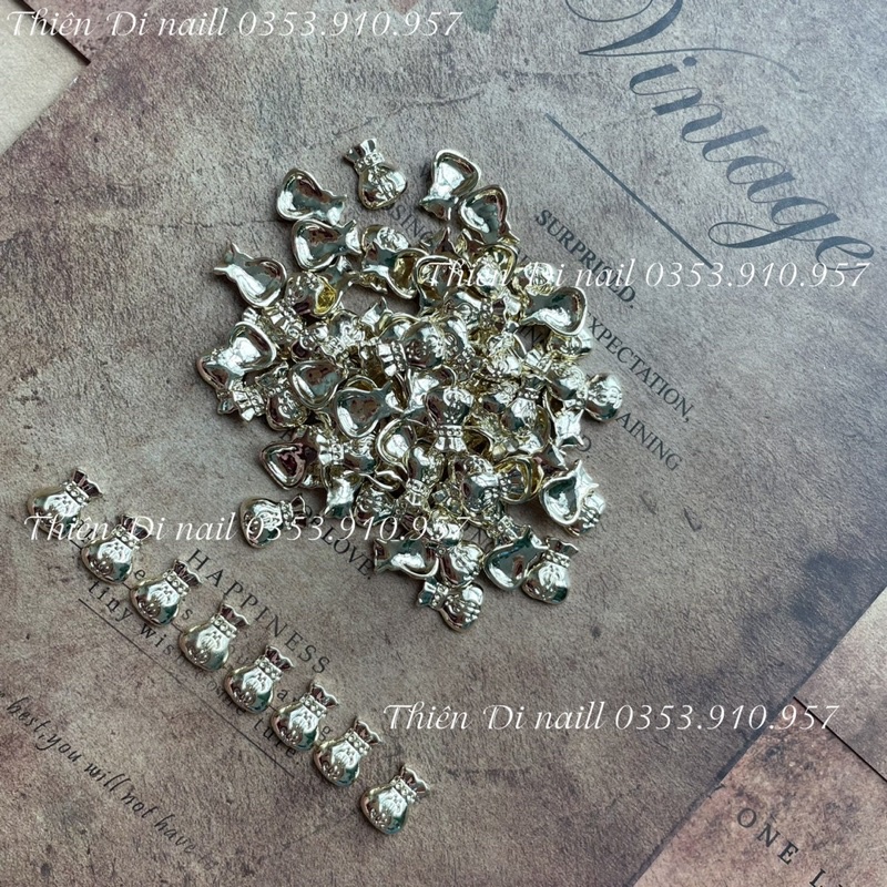 Cham đính móng tay - Nơ gắn móng xinh xắn MOON NAIL