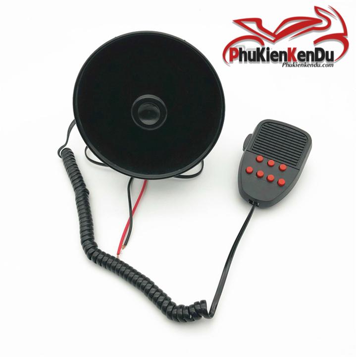 CÒI HÚ 7 CHẾ ĐỘ ÂM THANH CHUẨN CÓ MIC, 12V