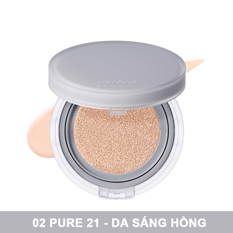 [HB GIFT] [Rom&nd] Sample Romand Nu Zero Cushion SPF24/PA++ #02 Pure 21 [Hàng tặng không bán]
