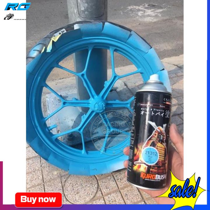 Chai Sơn Xịt Samurai Màu Xanh Da Trời 21/312