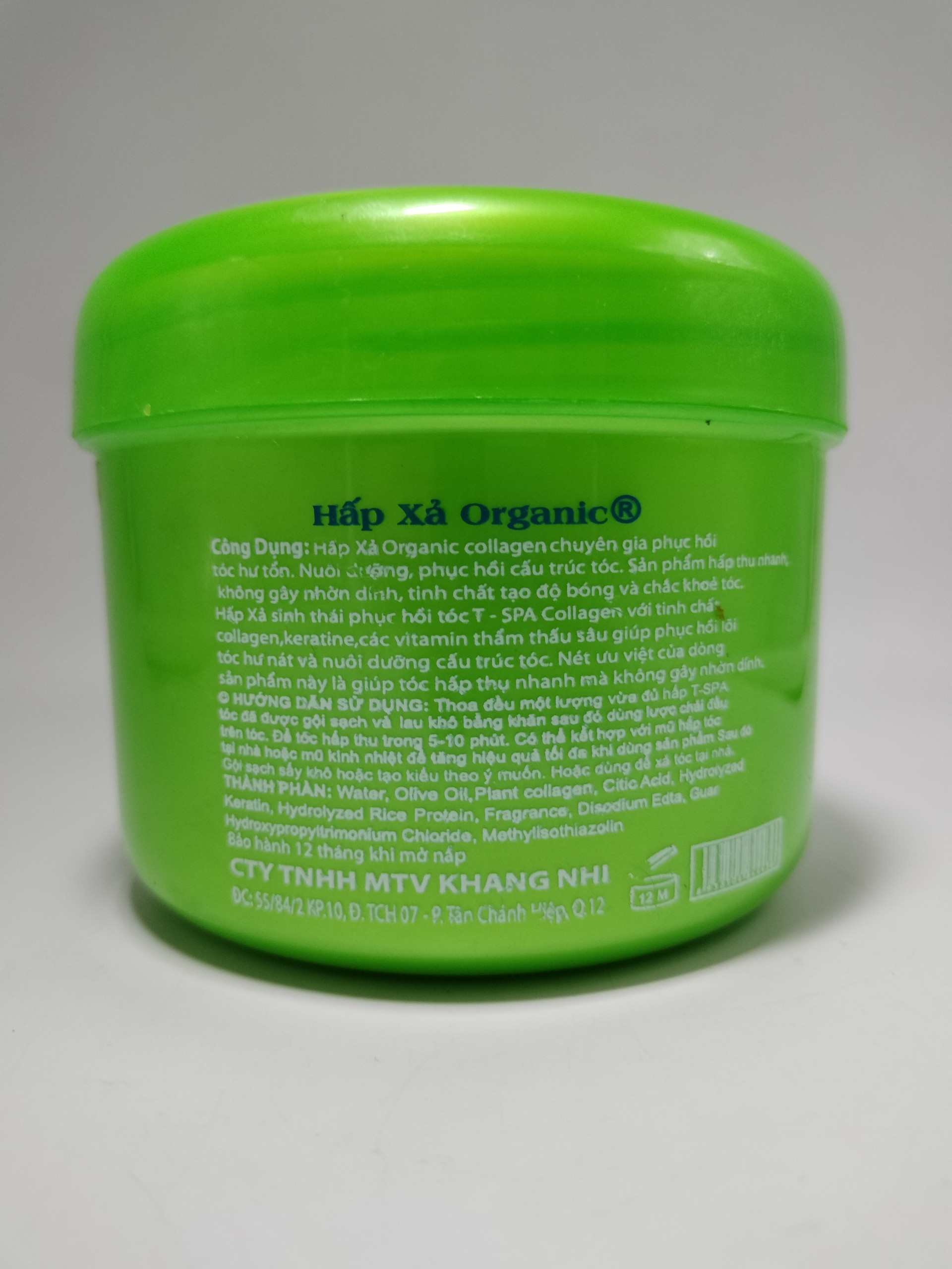 Hũ kem hấp dầu - ủ - xả tóc T-SPA XANH LÁ 500ml