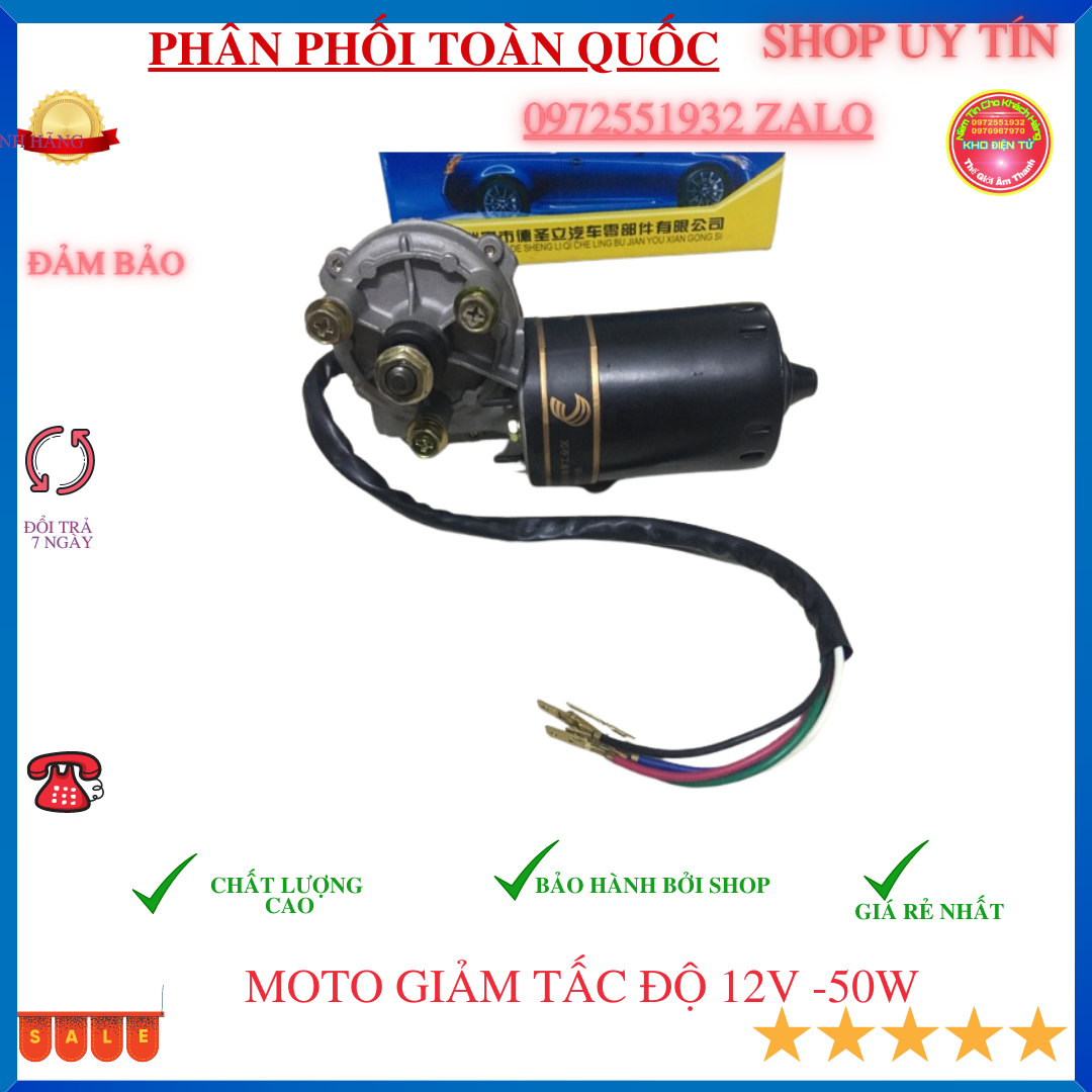 Mô tơ giảm tốc 12v chế máy quay thịt vịt quay