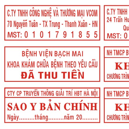 [HCM]dấu công ty chuẩn