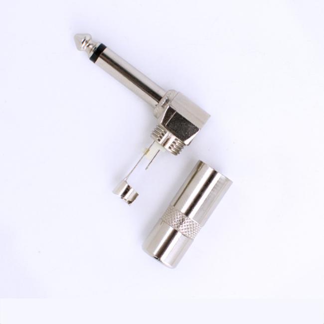 ĐẦU HÀN CÁP AUDIO 6.5MM BẺ GÓC (1 CHIẾC)