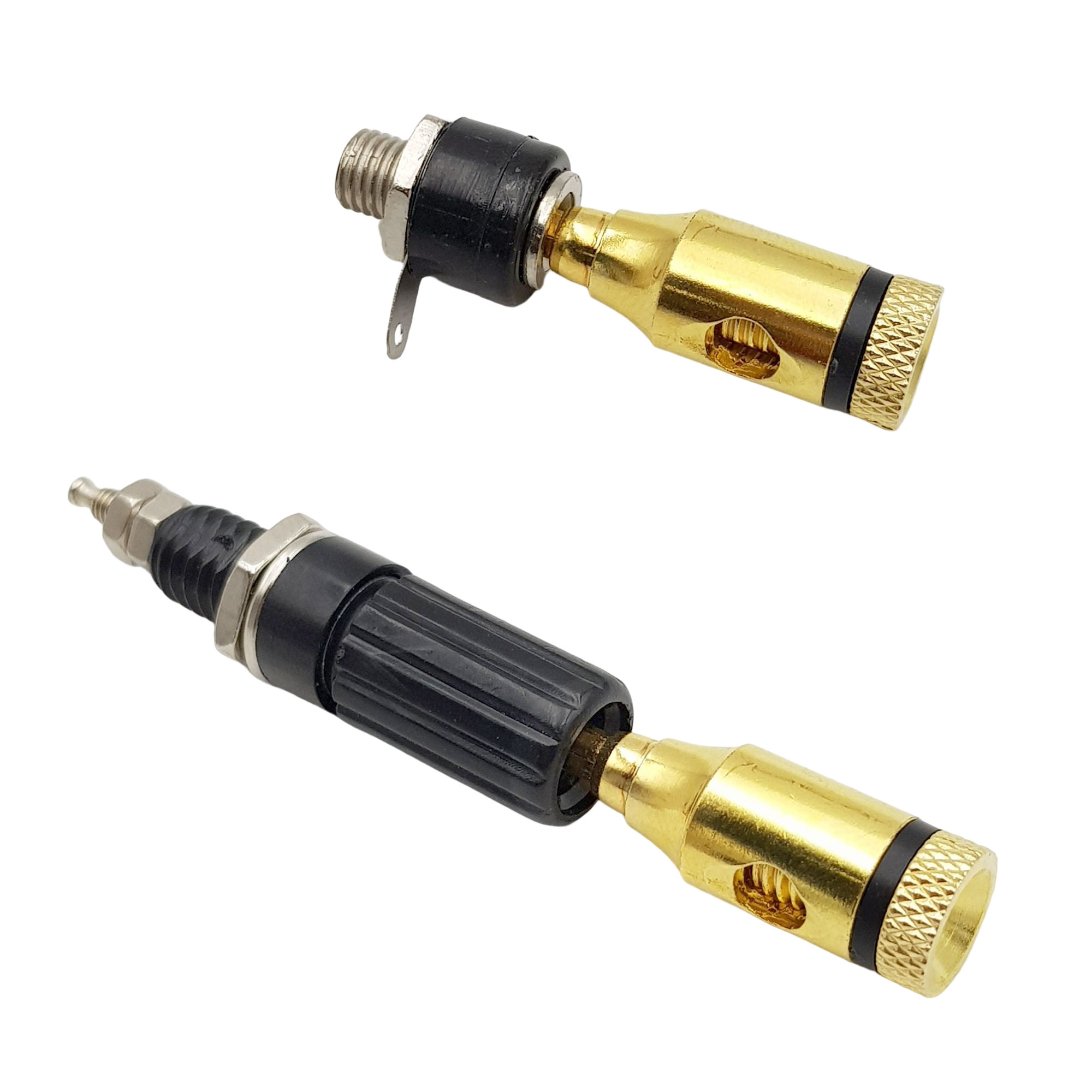 Jack bắp chuối 4mm mạ vàng