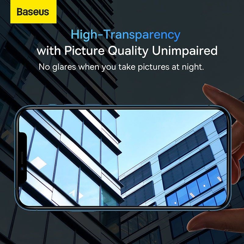Miếng dán kính cường lực bảo vệ camera cho iPhone 14 Pro / 14 Pro Max hiệu Baseus Full-coverage Lens mang lại khả năng quay video 8K - Phân phối bởi Hotphukien