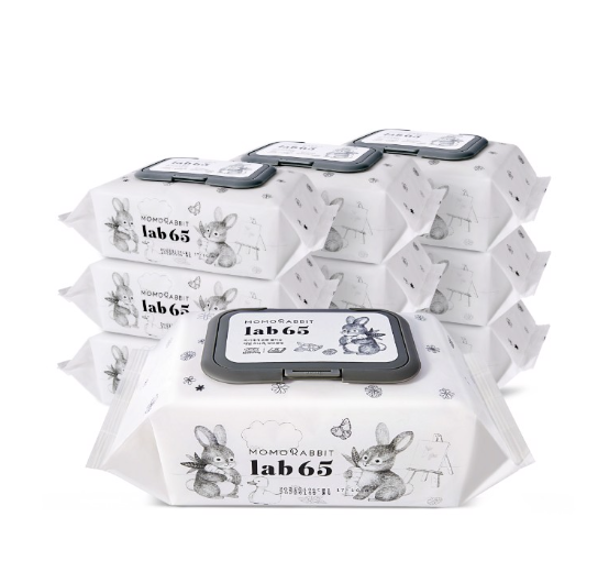 Khăn giấy ướt Momo Rabbit Hàn Quốc Lab65 loại 72 tờ