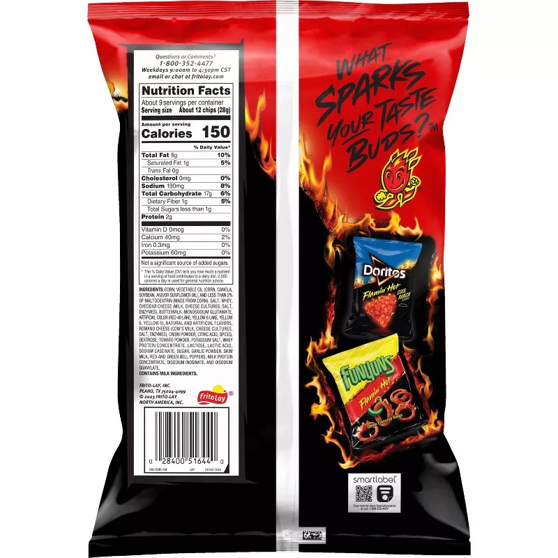 Doritos Flamin Hot Nacho 11oz( 311.84 g)