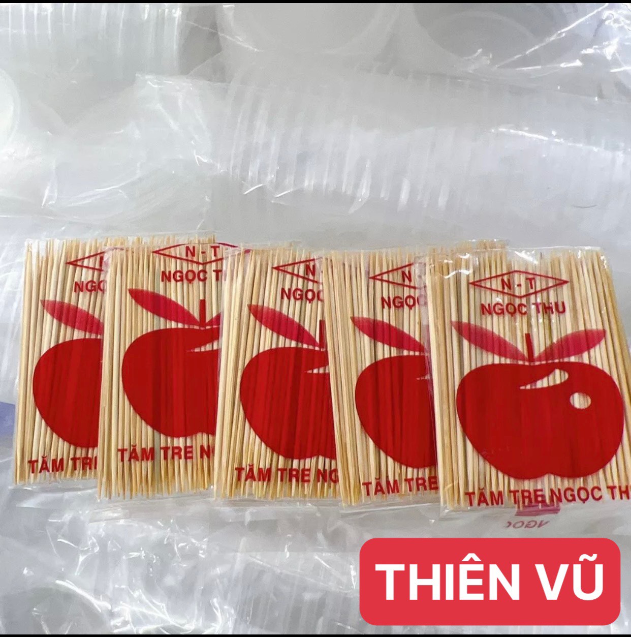 Tăm xỉa răng tre cao cấp, tăm tre Ngọc Thu