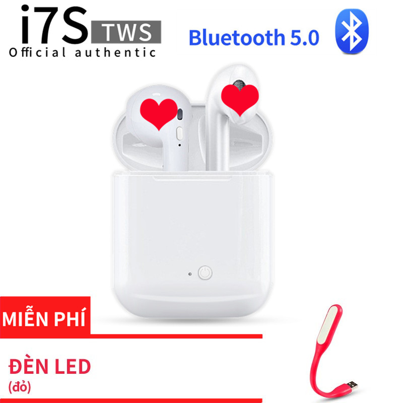 Tai nghe Bluetooth I7S TWS, tai nghe Bluetooth không dây i7S TWS, tai nghe không dây, có hộp sạc, tai nghe Bluetooth Android, Xiaomi, Samsung