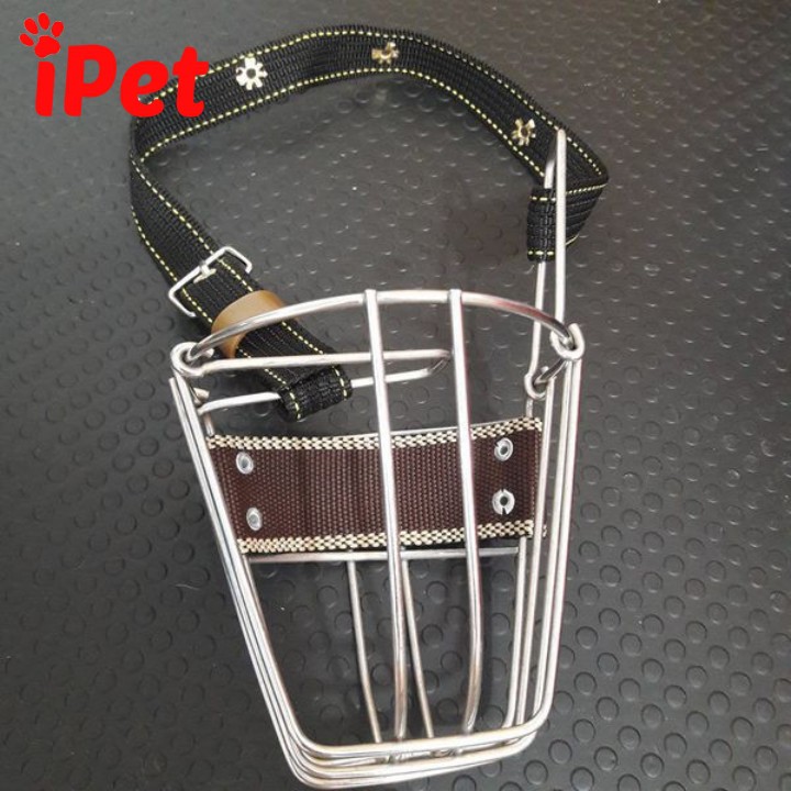 Rọ Mõm Inox Cho Thú Cưng Chó Size M - iPetshop