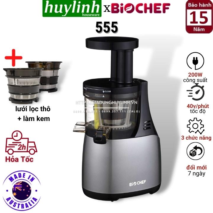 [Trả góp 0%]Máy ép trái cây chậm Biochef 555 - Made in Australia