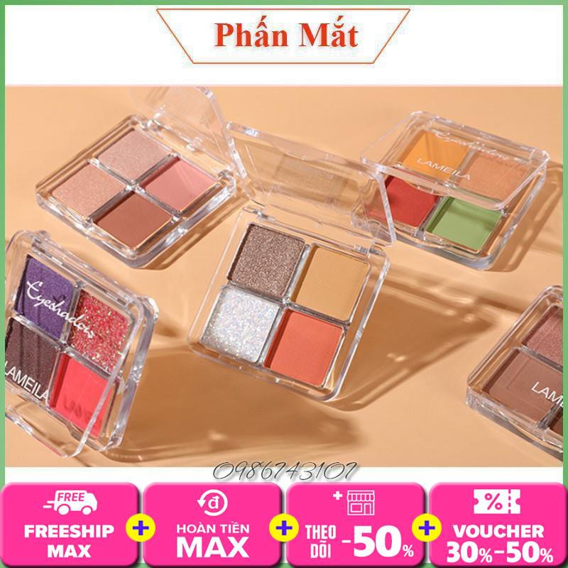 Bảng phấn mắt Lameila 4 ô màu