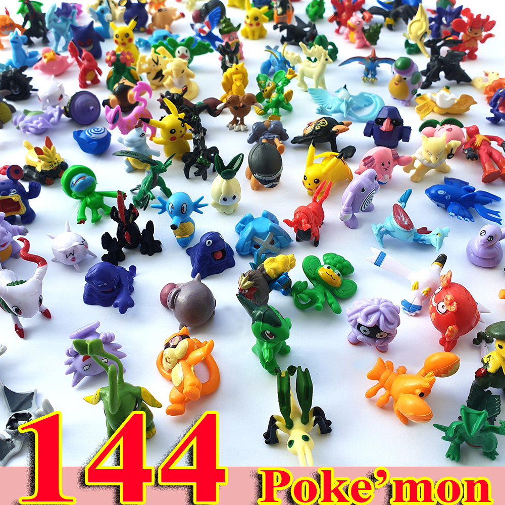 Bộ 144 mô hình pokemon
