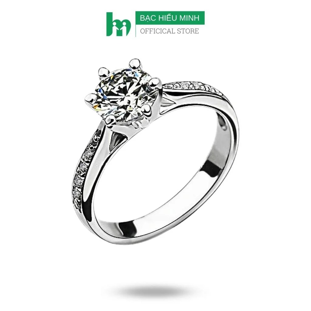 Nhẫn nữ Bạc Hiểu Minh nu089 bạc ý