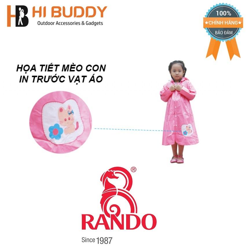 Áo mưa trẻ em Mèo con Rando CPPS-14 Size 4 1.2 – 1.3 m