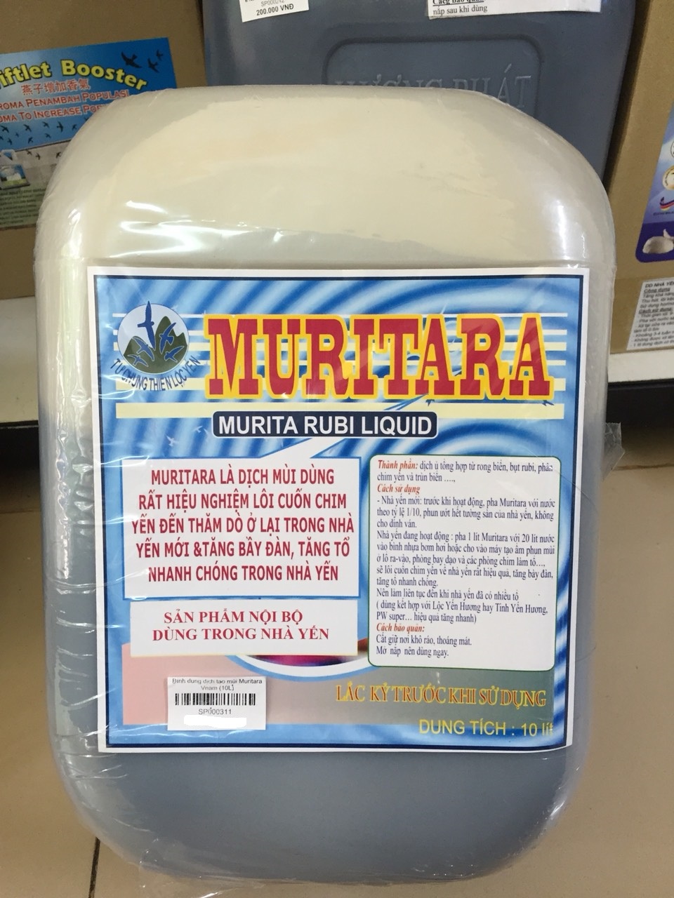 DUNG DỊCH TẠO MÙI NHÀ YẾN MURITARA 10L