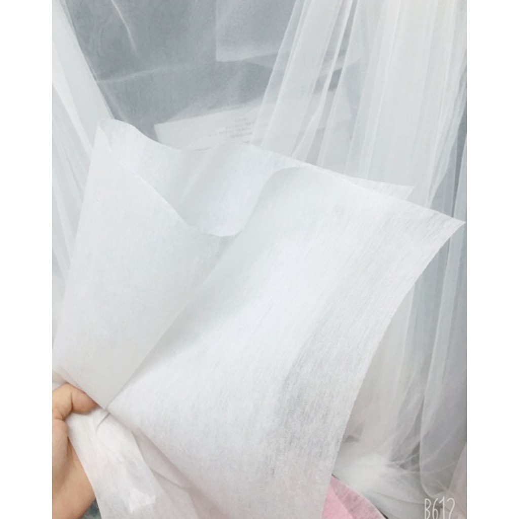 Tập 50 tơ` giấy Mếch lụa gói hoa khổ 60*60cm