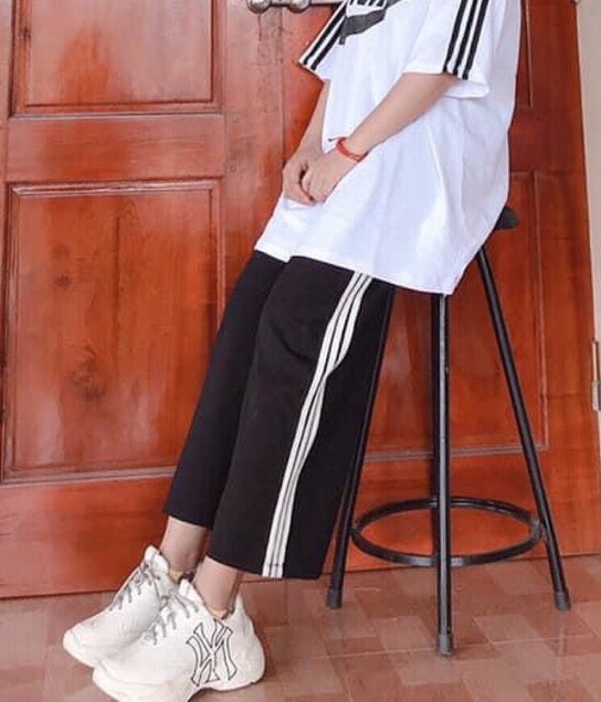 Mạnh Dũng Store 1 Quần baggy kaki ống suông sắn gấu M454