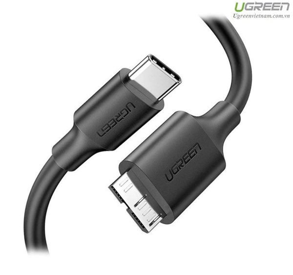 Cáp chuyển đổi USB type-C to Micro USB 3.0 dài 1m  Ugreen 20103 cao cấp