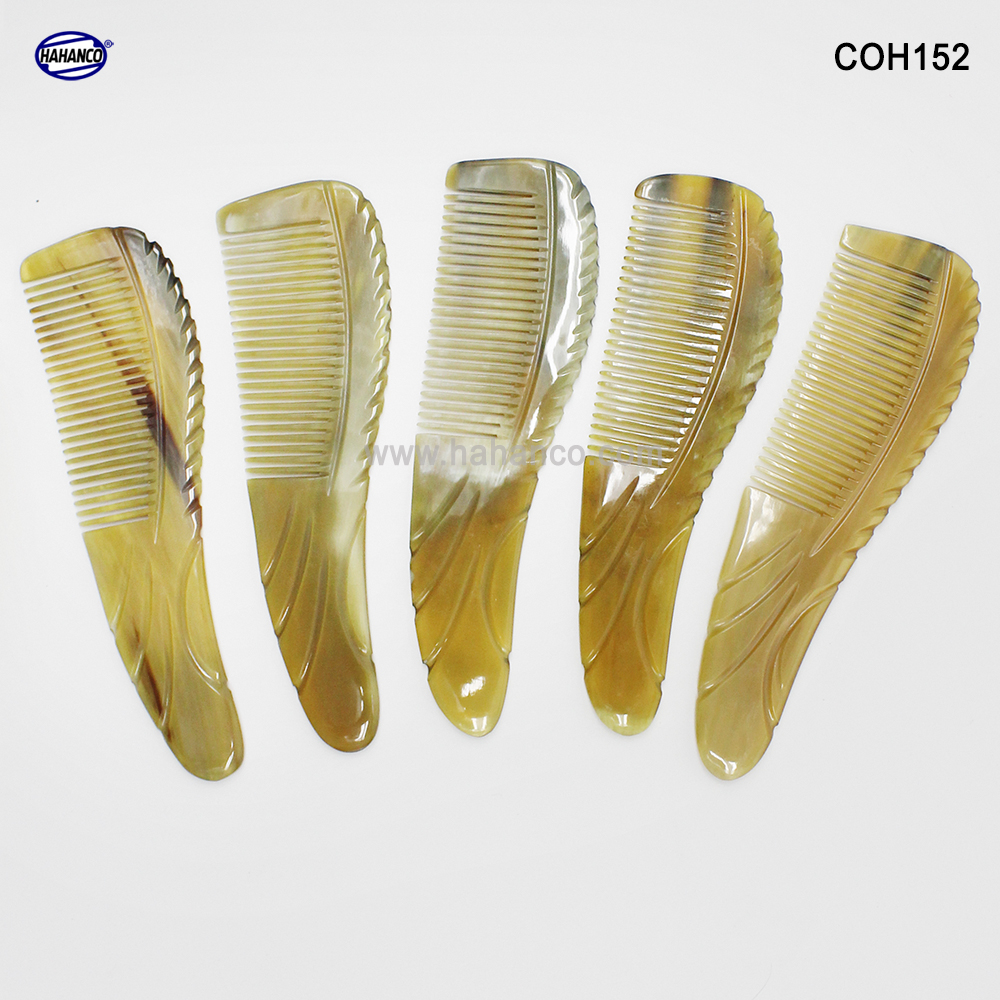 Lược sừng xuất Nhật (Size:M-16,5cm) Lược đuôi thon nhỏ gọn (COH152)